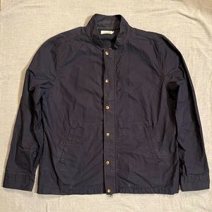 Taylor Stitch - Bomber Jacket in Navy Dry Wax - XXL 46 - Halley Stevensons